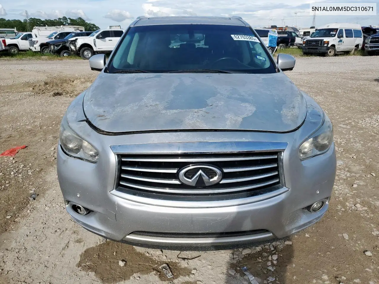 2013 Infiniti Jx35 VIN: 5N1AL0MM5DC310671 Lot: 62703385