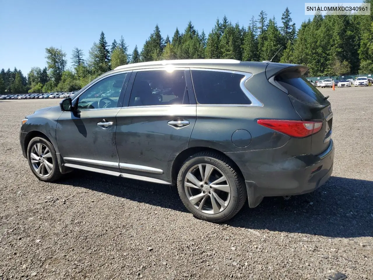 2013 Infiniti Jx35 VIN: 5N1AL0MMXDC340961 Lot: 62893835