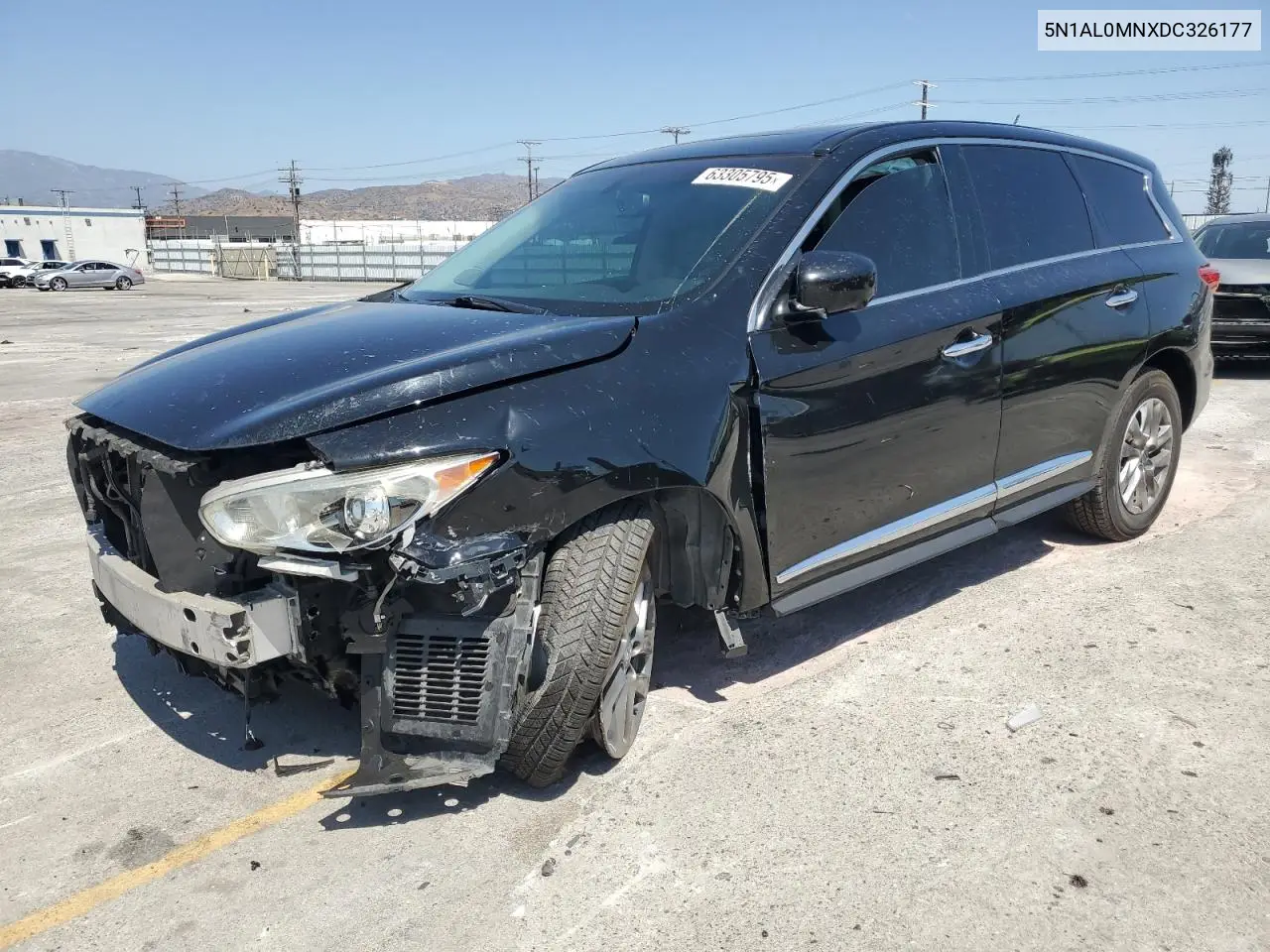 2013 Infiniti Jx35 VIN: 5N1AL0MNXDC326177 Lot: 63305795