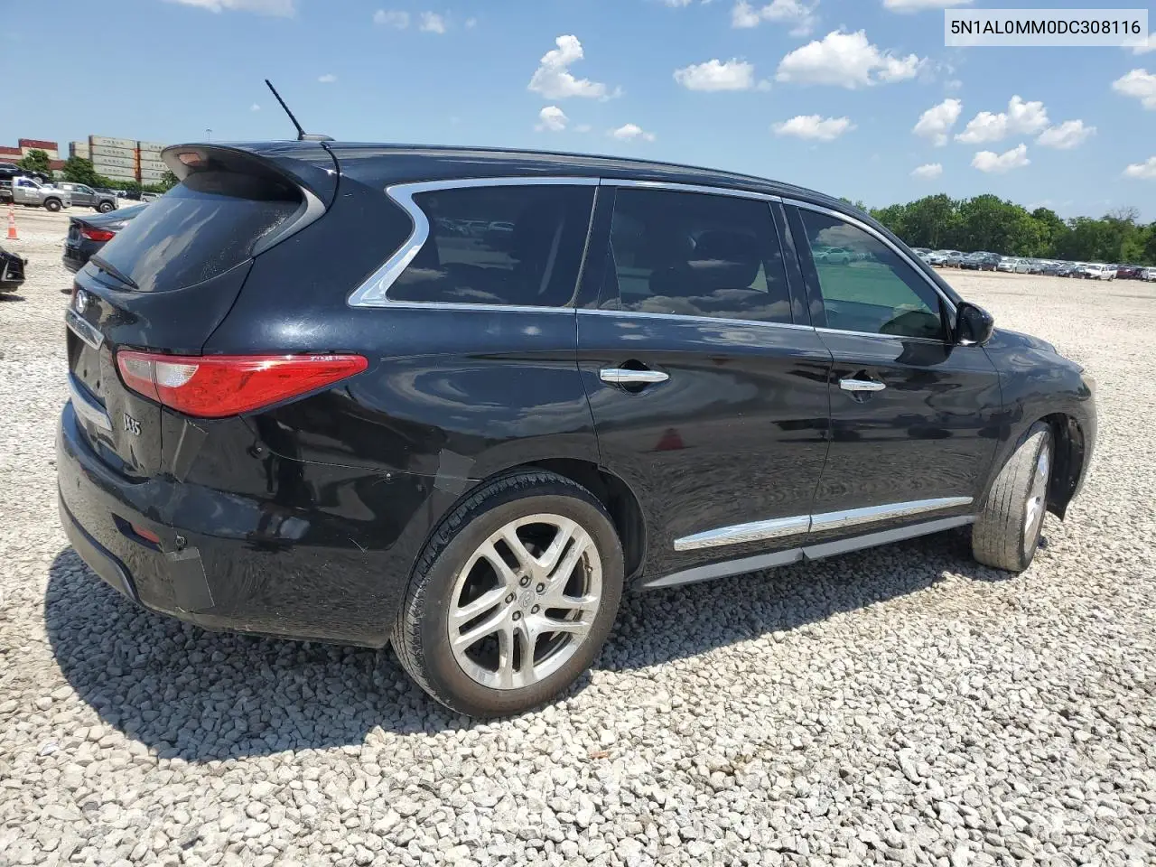 2013 Infiniti Jx35 VIN: 5N1AL0MM0DC308116 Lot: 63454825
