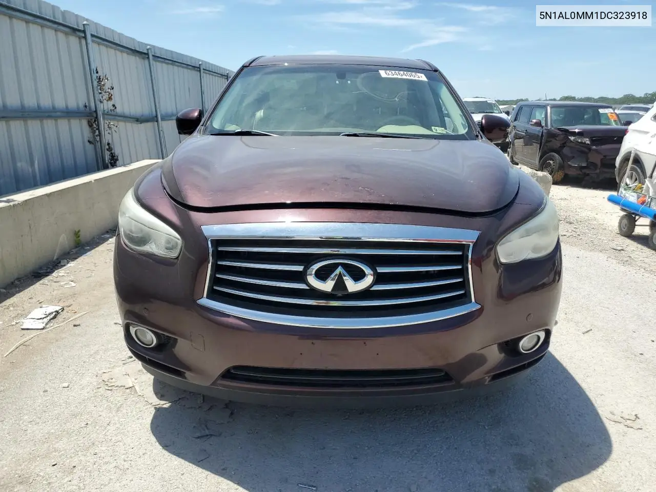 2013 Infiniti Jx35 VIN: 5N1AL0MM1DC323918 Lot: 63464065