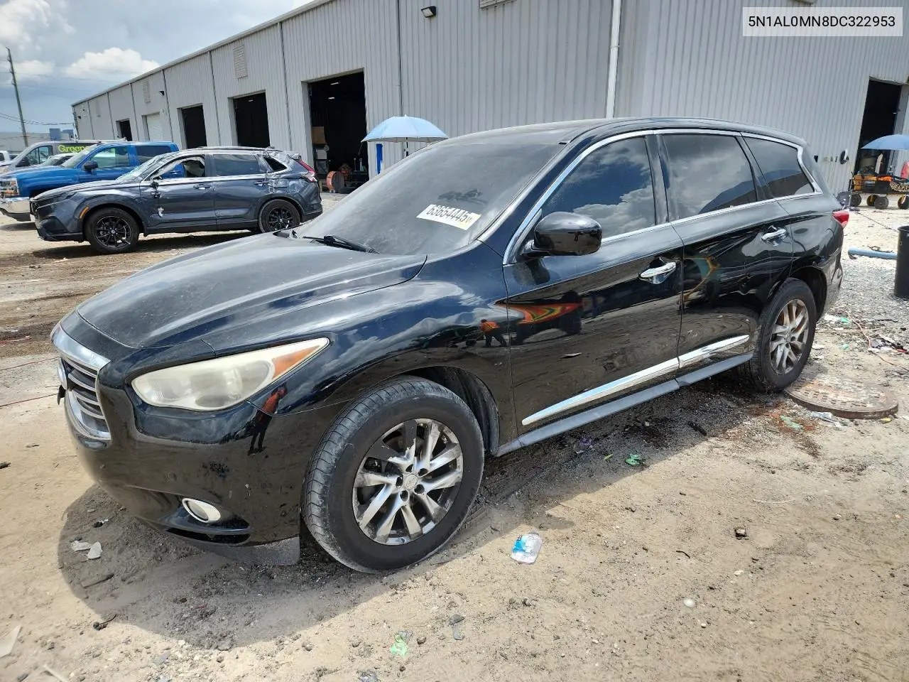 2013 Infiniti Jx35 VIN: 5N1AL0MN8DC322953 Lot: 63654445