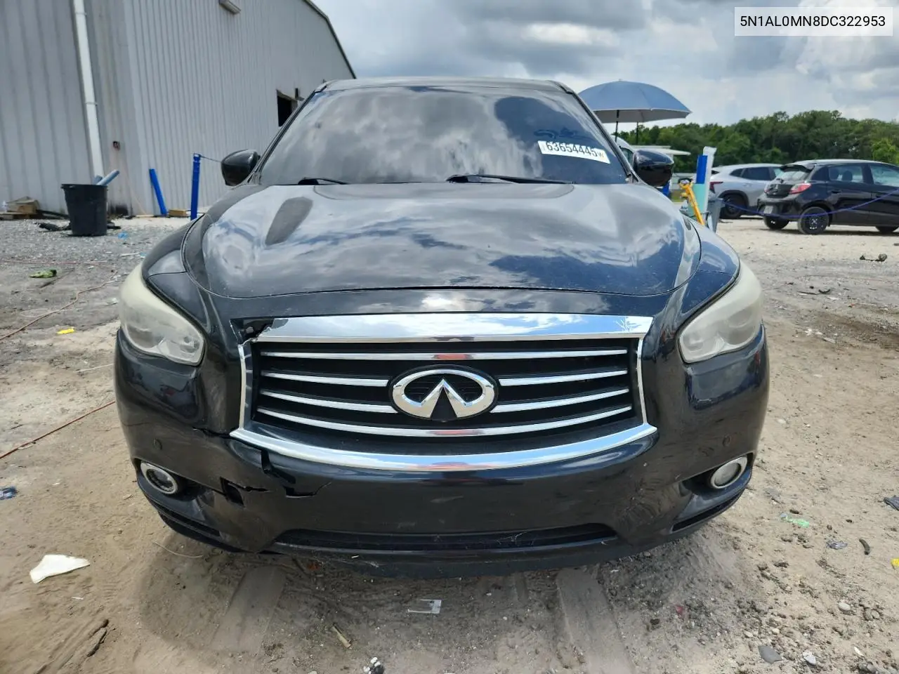 2013 Infiniti Jx35 VIN: 5N1AL0MN8DC322953 Lot: 63654445