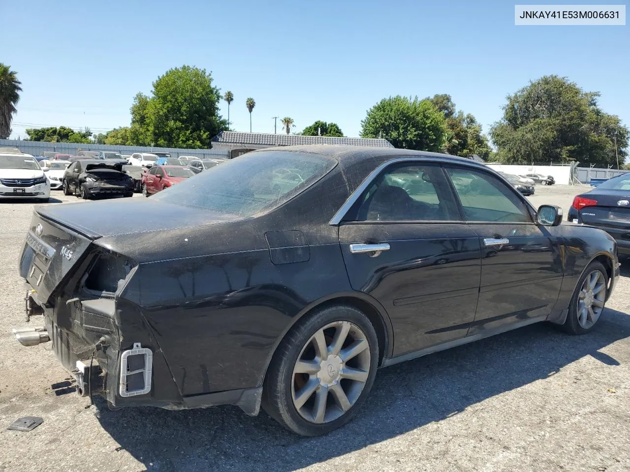 2003 Infiniti M45 VIN: JNKAY41E53M006631 Lot: 57981364