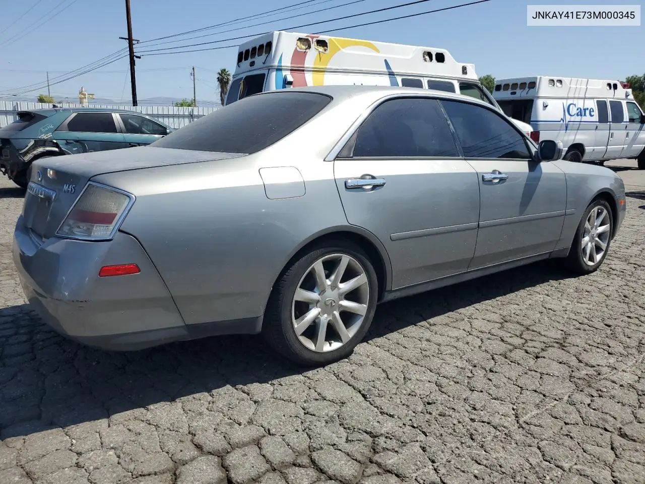 2003 Infiniti M45 VIN: JNKAY41E73M000345 Lot: 58965705