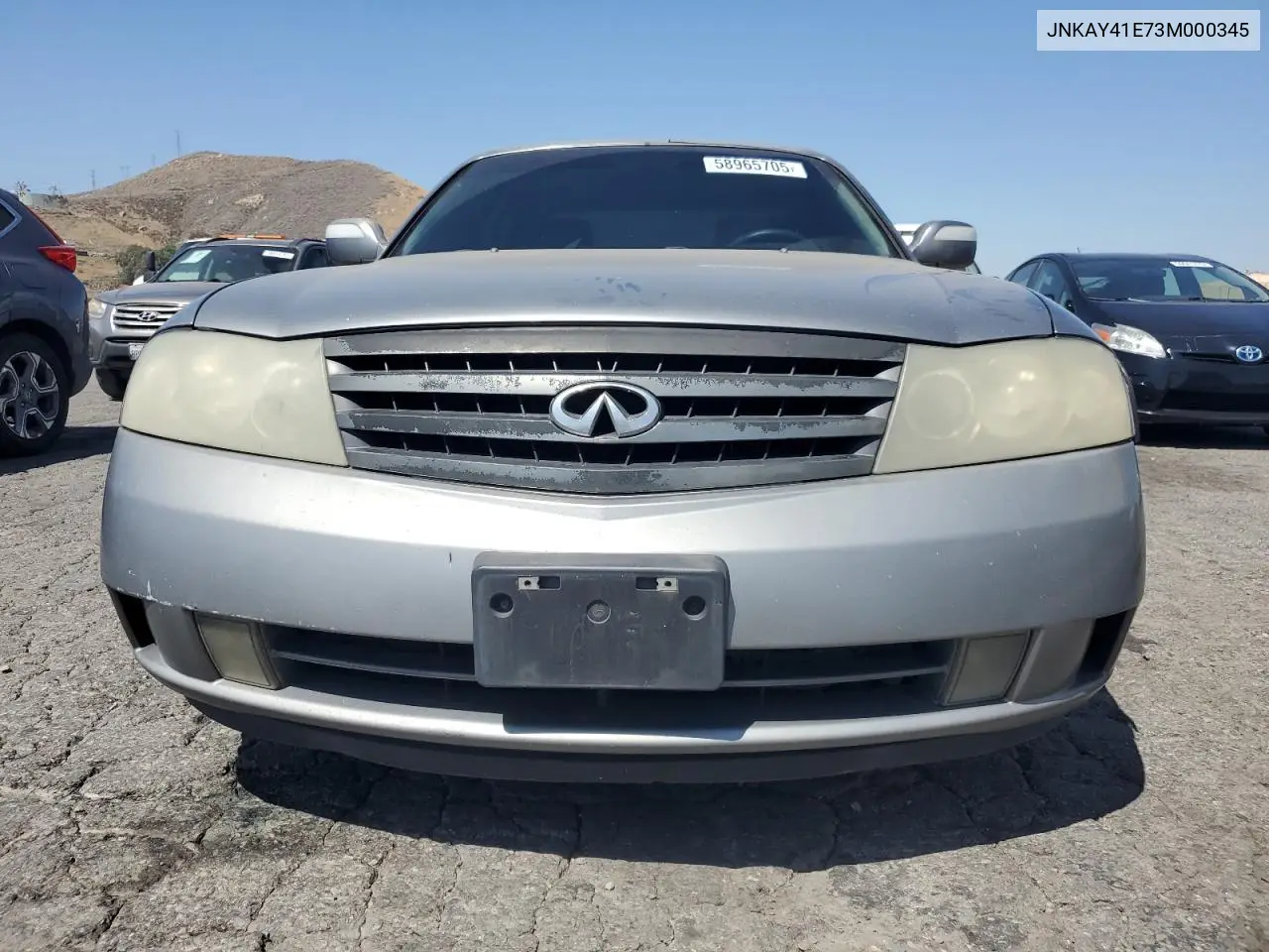 2003 Infiniti M45 VIN: JNKAY41E73M000345 Lot: 58965705