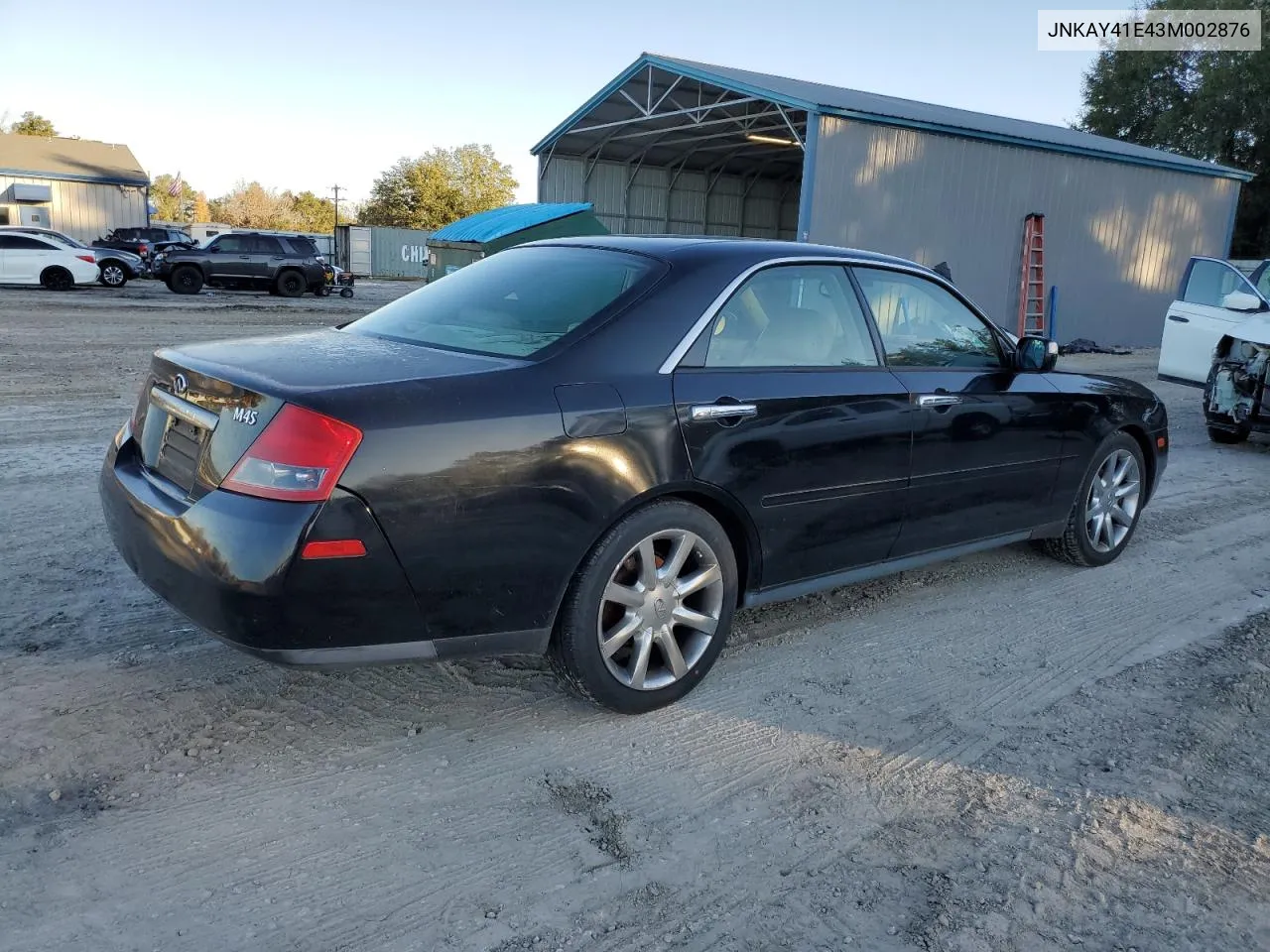 2003 Infiniti M45 VIN: JNKAY41E43M002876 Lot: 85102004