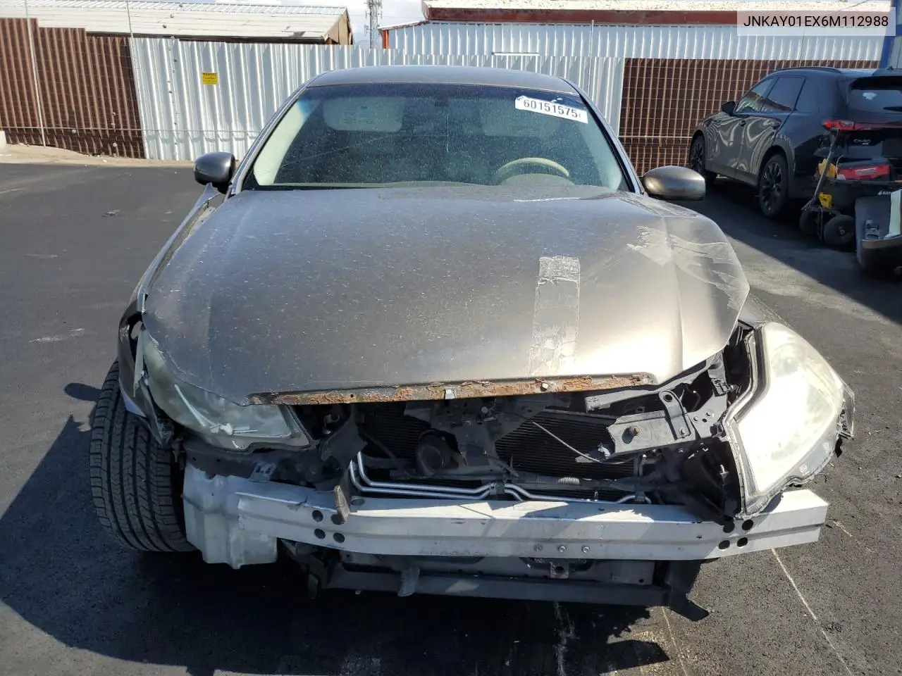 2006 Infiniti M35 Base VIN: JNKAY01EX6M112988 Lot: 60151575