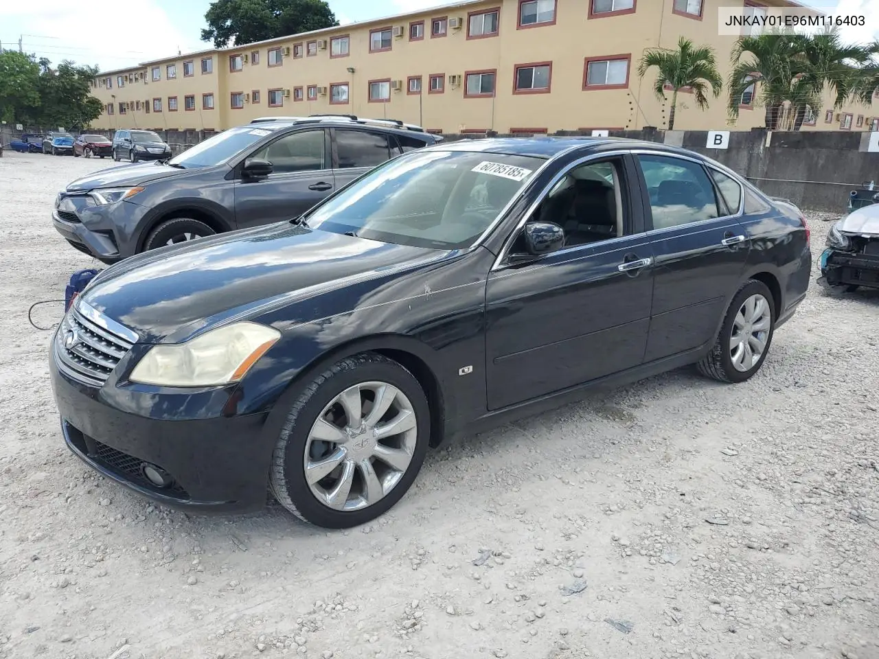 2006 Infiniti M35 Base VIN: JNKAY01E96M116403 Lot: 60785185