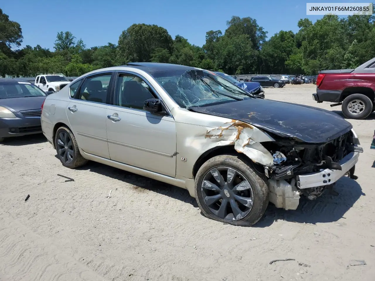 2006 Infiniti M35 Base VIN: JNKAY01F66M260855 Lot: 61414625