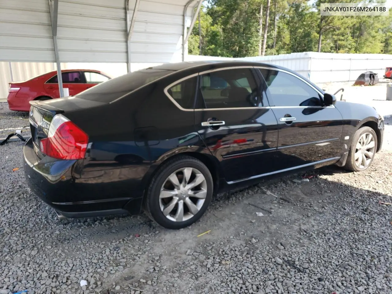 2006 Infiniti M35 Base VIN: JNKAY01F26M264188 Lot: 62501065