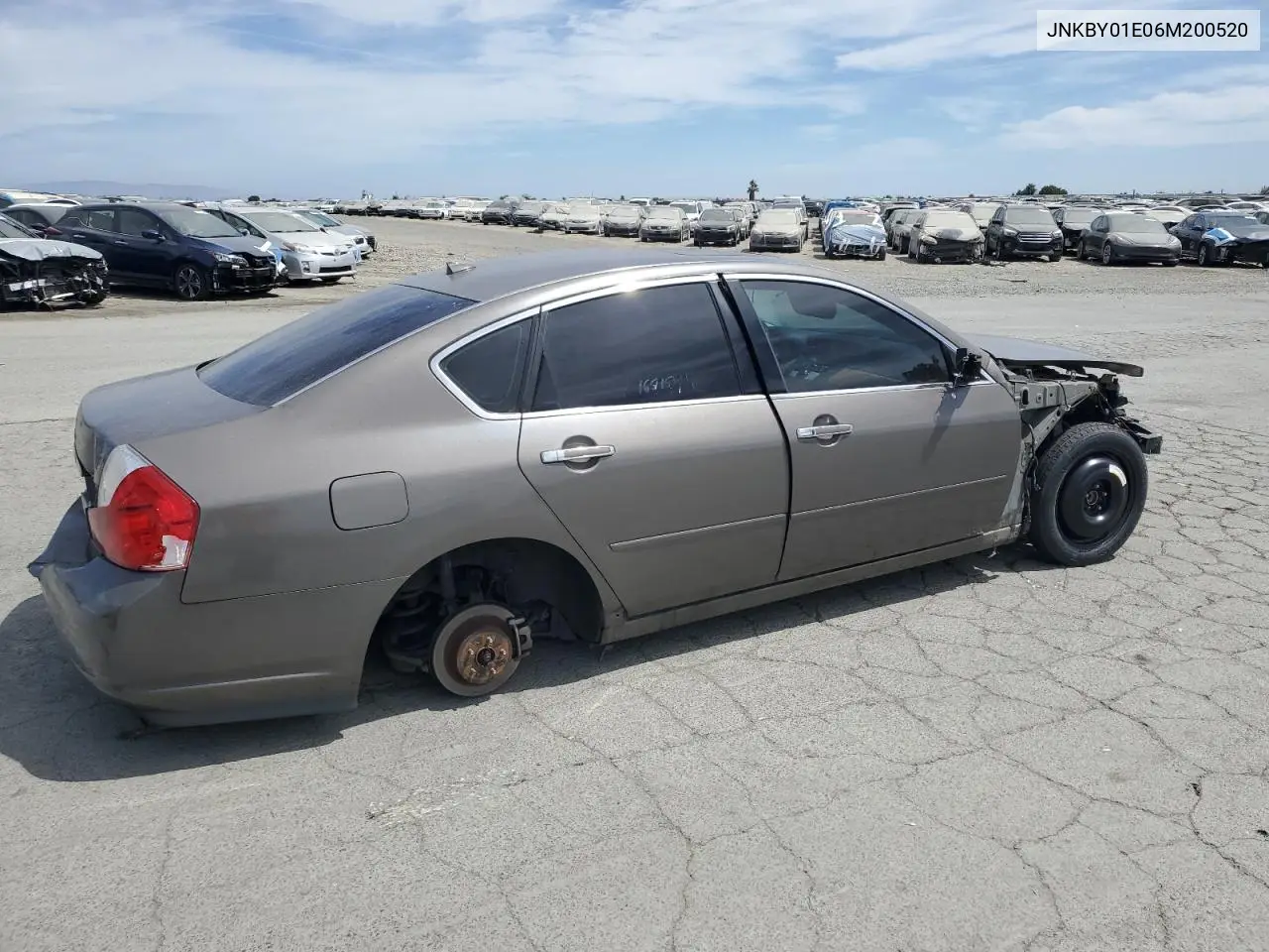 2006 Infiniti M45 Base VIN: JNKBY01E06M200520 Lot: 63673975