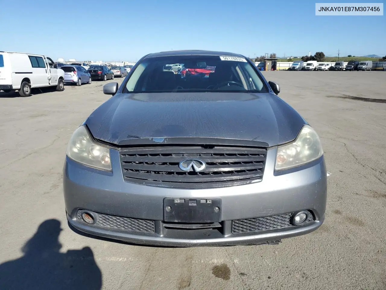 2007 Infiniti M35 Base VIN: JNKAY01E87M307456 Lot: 50178835