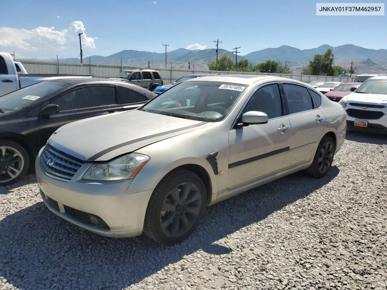 2007 Infiniti M35 Base VIN: JNKAY01F37M462957 Lot: 59747405
