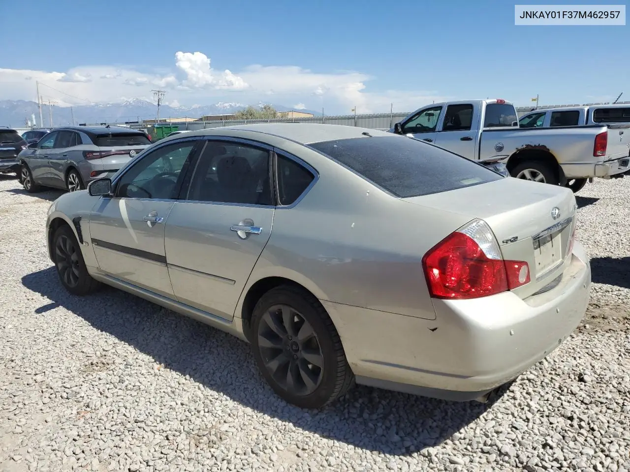 2007 Infiniti M35 Base VIN: JNKAY01F37M462957 Lot: 59747405