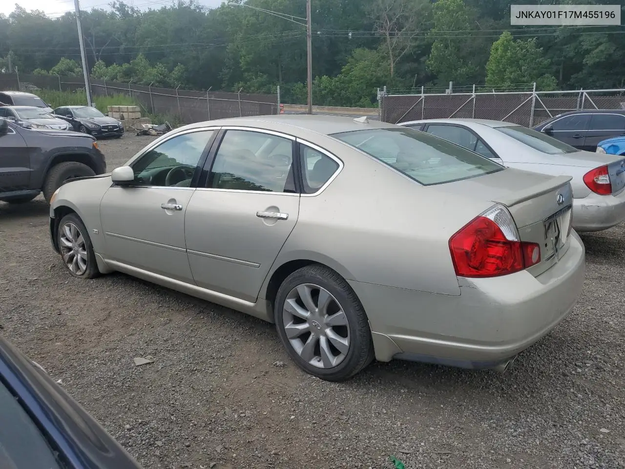 2007 Infiniti M35 Base VIN: JNKAY01F17M455196 Lot: 62680705