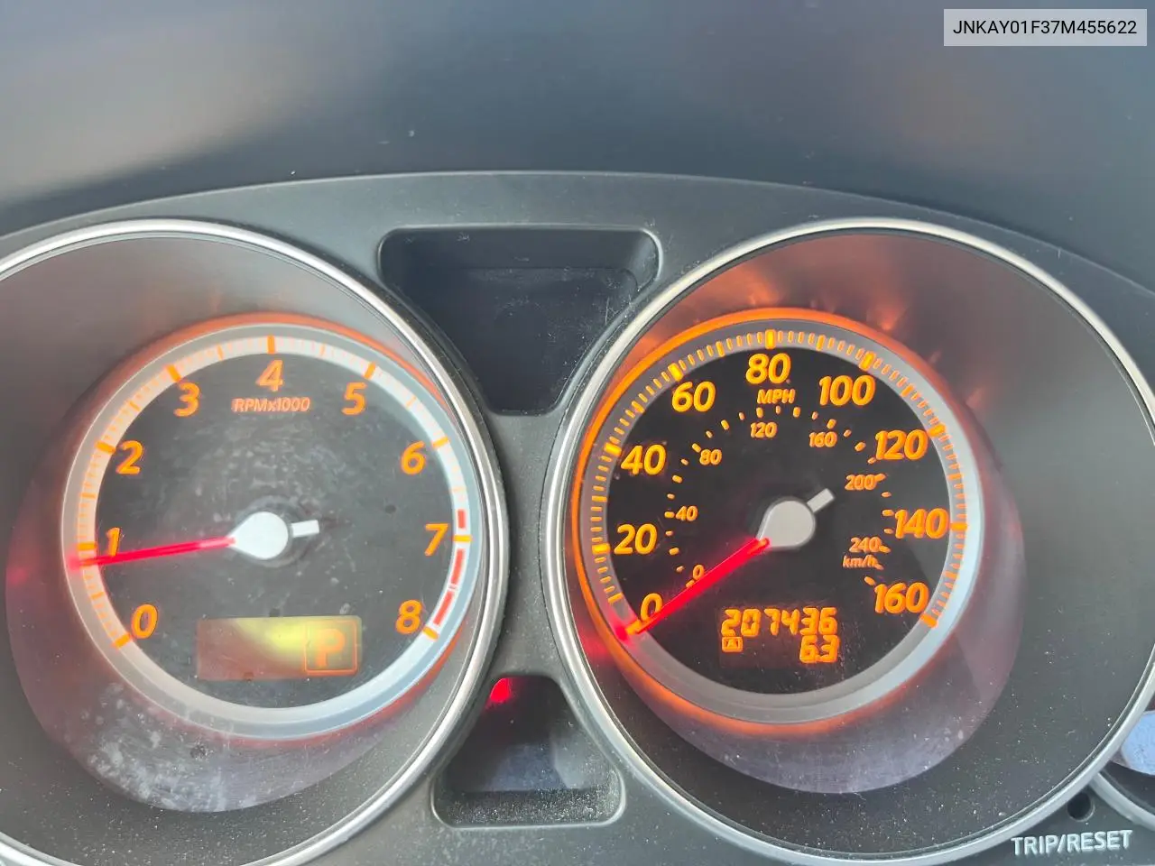 2007 Infiniti M35 Base VIN: JNKAY01F37M455622 Lot: 63004285
