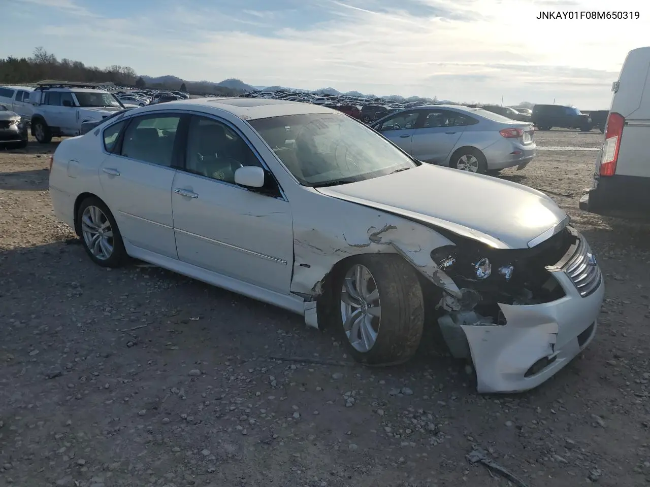 2008 Infiniti M35 Base VIN: JNKAY01F08M650319 Lot: 45046335