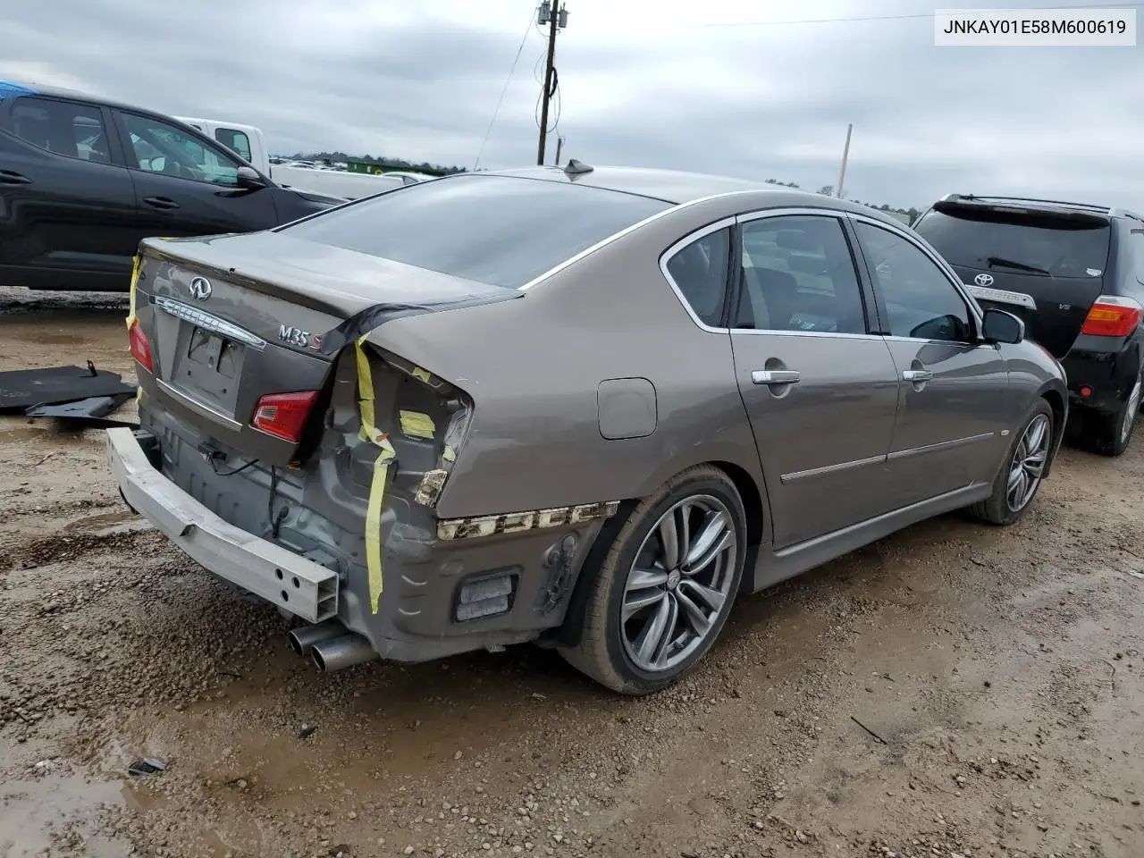 2008 Infiniti M35 Base VIN: JNKAY01E58M600619 Lot: 45936145