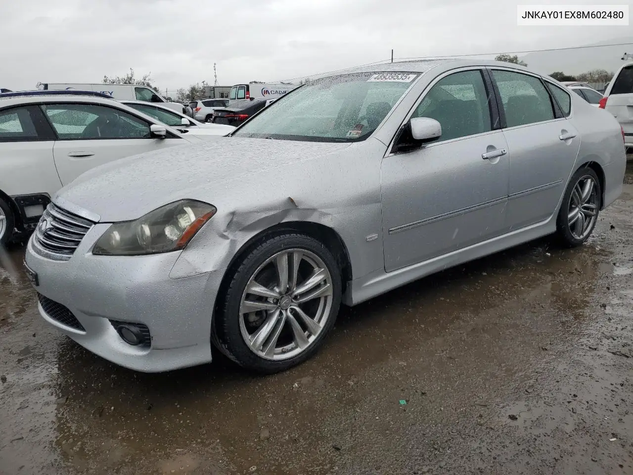 2008 Infiniti M35 Base VIN: JNKAY01EX8M602480 Lot: 48939535