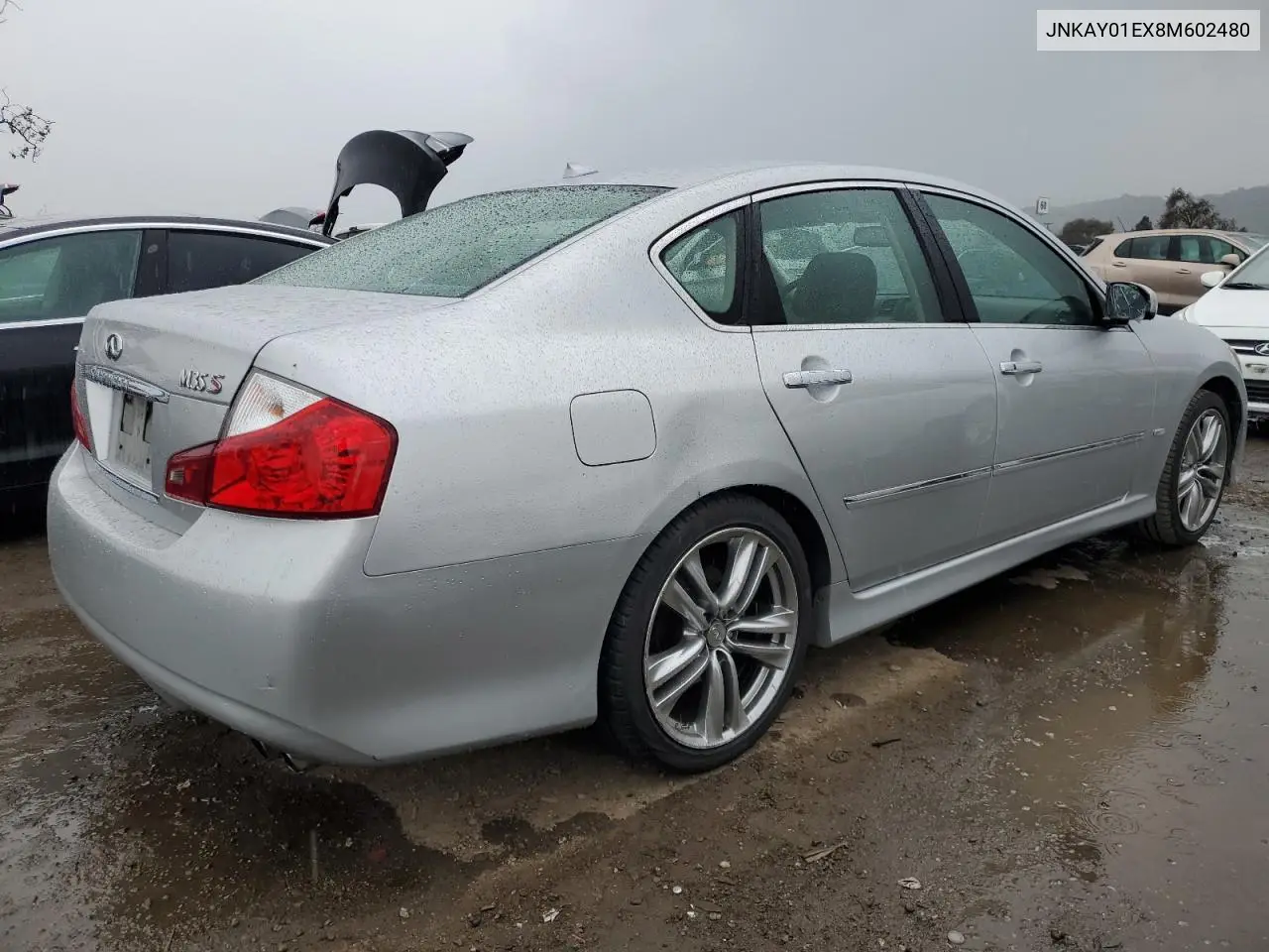 2008 Infiniti M35 Base VIN: JNKAY01EX8M602480 Lot: 48939535