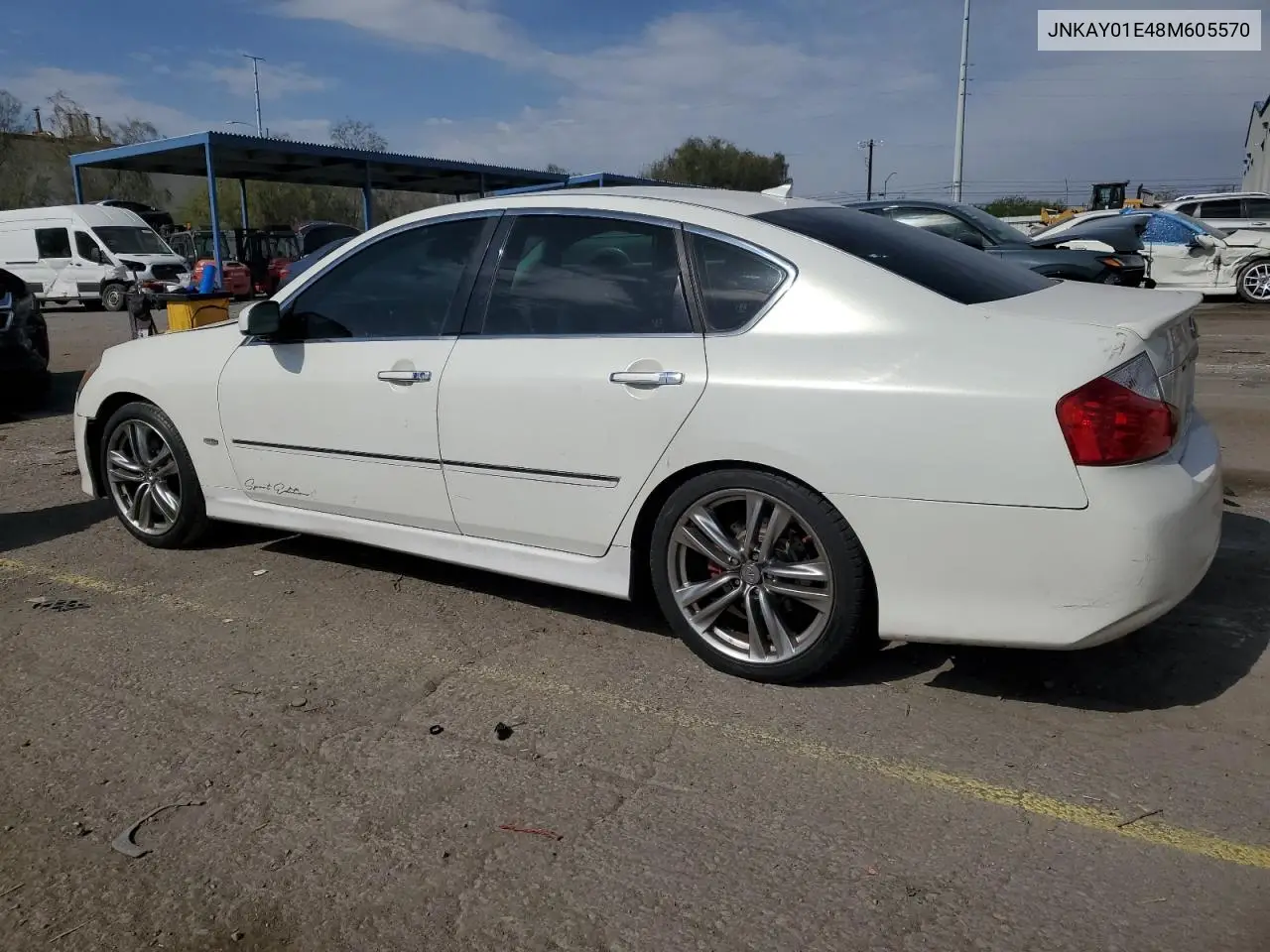 2008 Infiniti M35 Base VIN: JNKAY01E48M605570 Lot: 53136005
