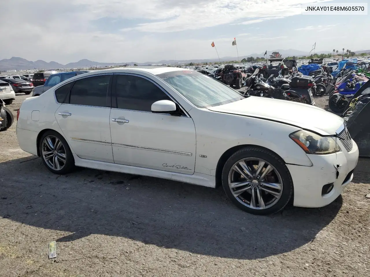 2008 Infiniti M35 Base VIN: JNKAY01E48M605570 Lot: 53136005