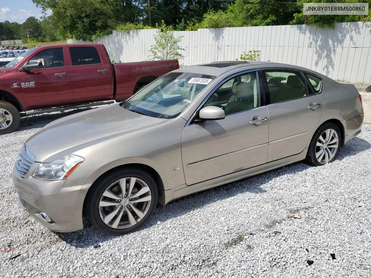 2008 Infiniti M45 Base VIN: JNKBY01E88M500860 Lot: 55987835