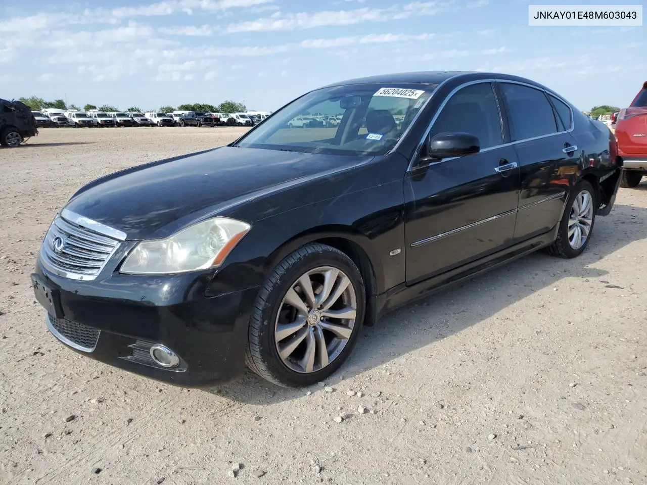 2008 Infiniti M35 Base VIN: JNKAY01E48M603043 Lot: 56204025