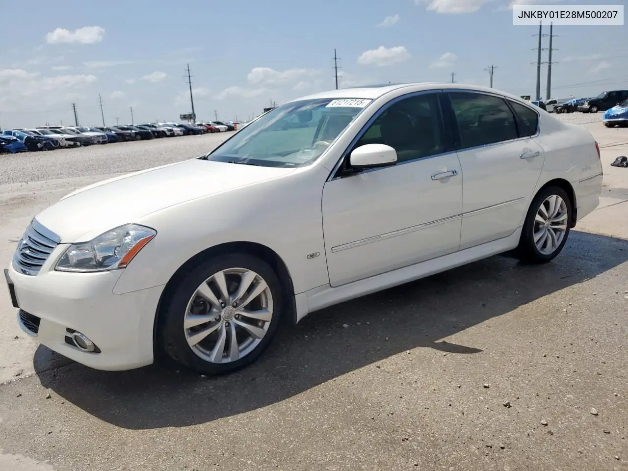 2008 Infiniti M45 Base VIN: JNKBY01E28M500207 Lot: 61217215
