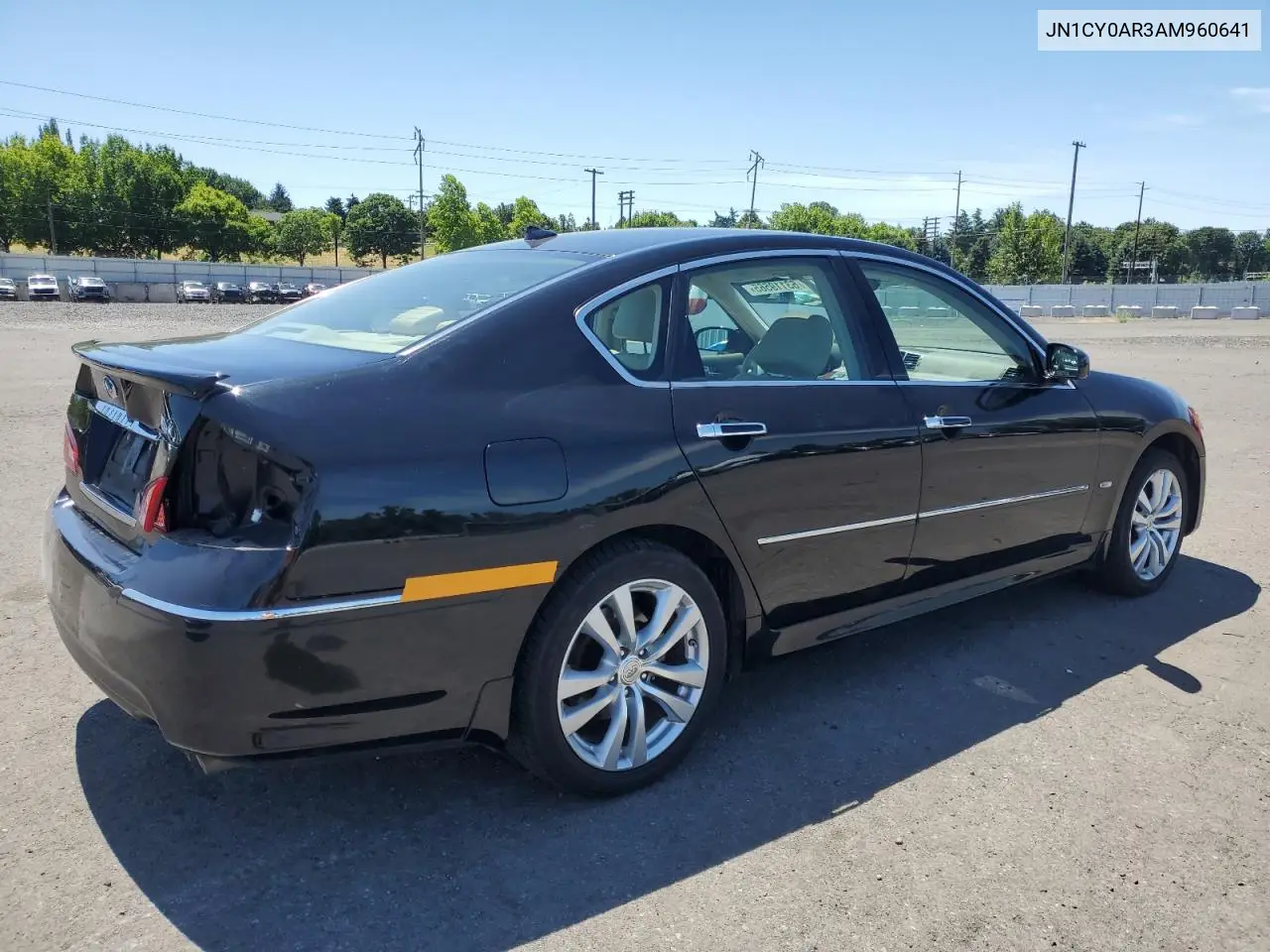 2010 Infiniti M35 Base VIN: JN1CY0AR3AM960641 Lot: 63119565