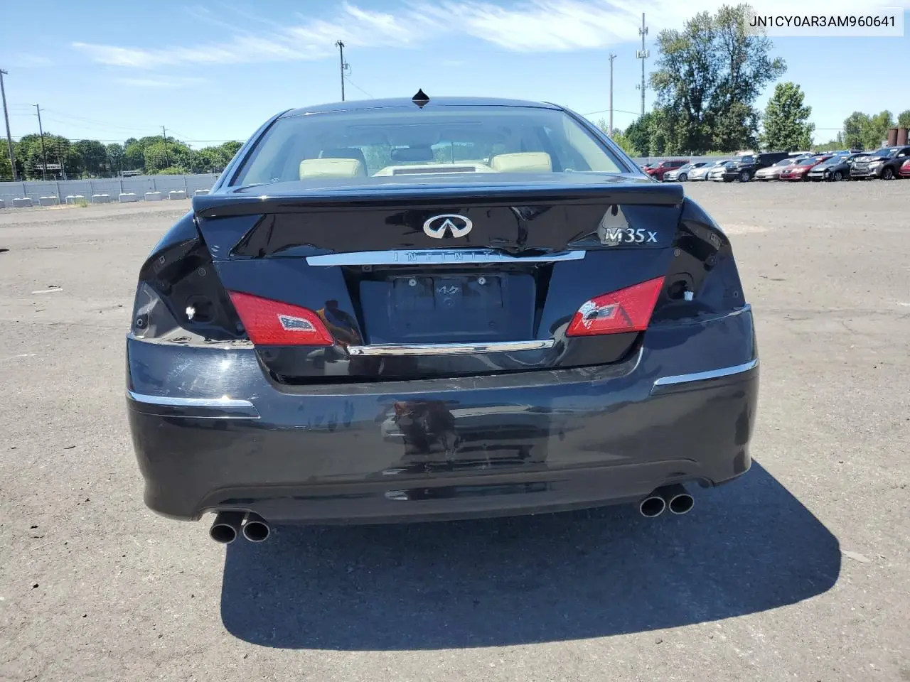 2010 Infiniti M35 Base VIN: JN1CY0AR3AM960641 Lot: 63119565