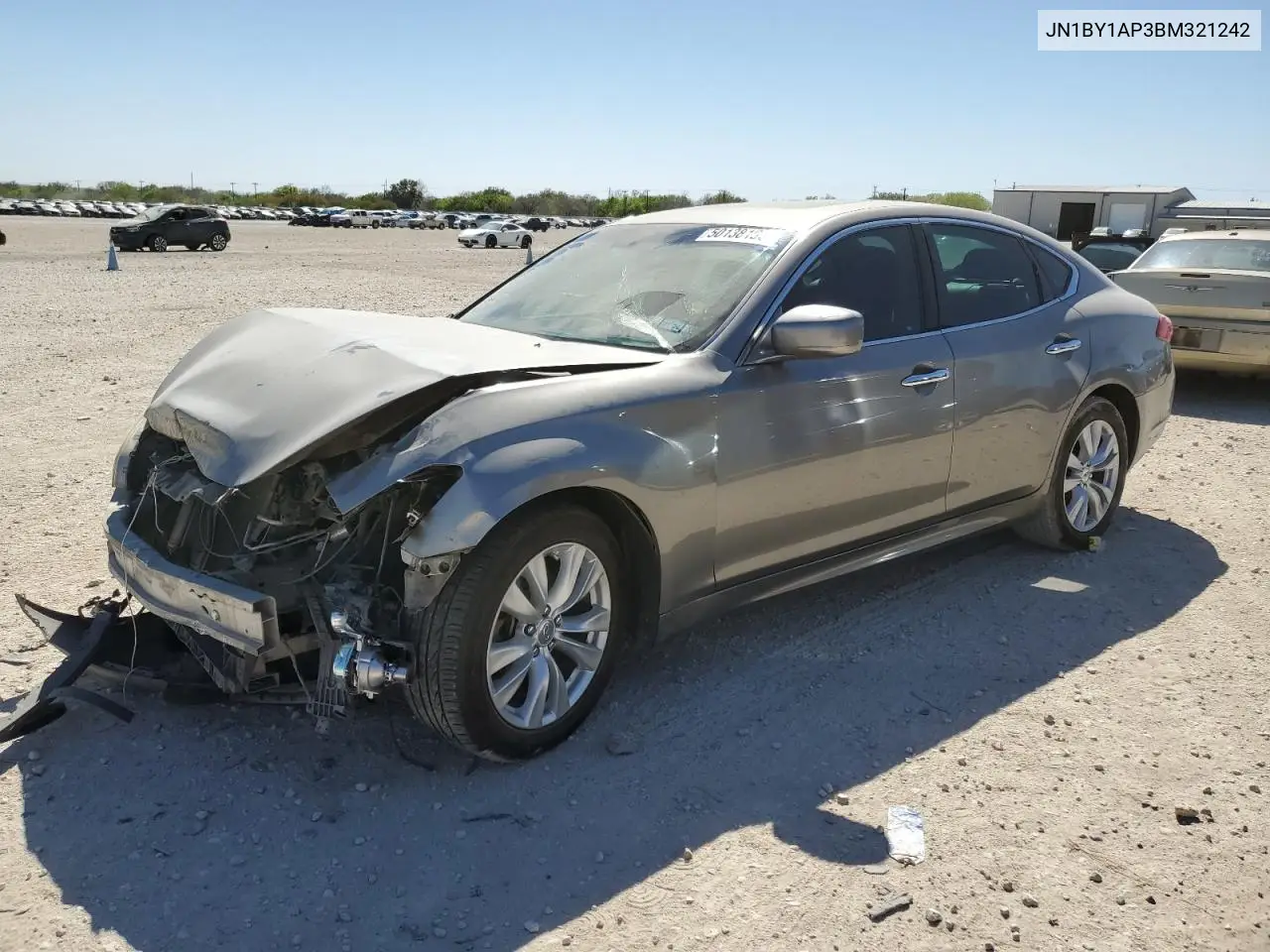 2011 Infiniti M37 VIN: JN1BY1AP3BM321242 Lot: 50138195