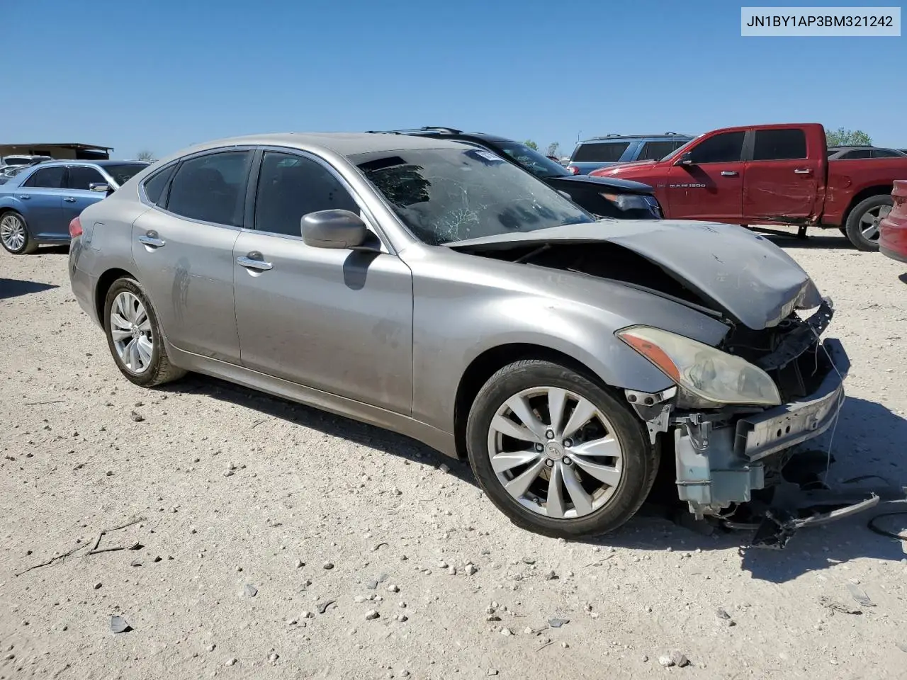 2011 Infiniti M37 VIN: JN1BY1AP3BM321242 Lot: 50138195