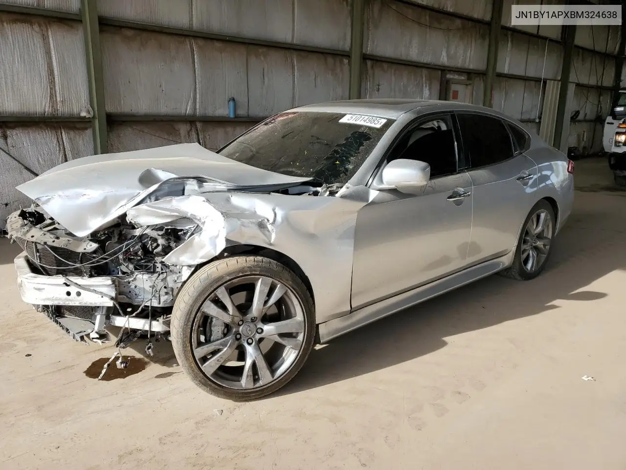 2011 Infiniti M37 VIN: JN1BY1APXBM324638 Lot: 51014985
