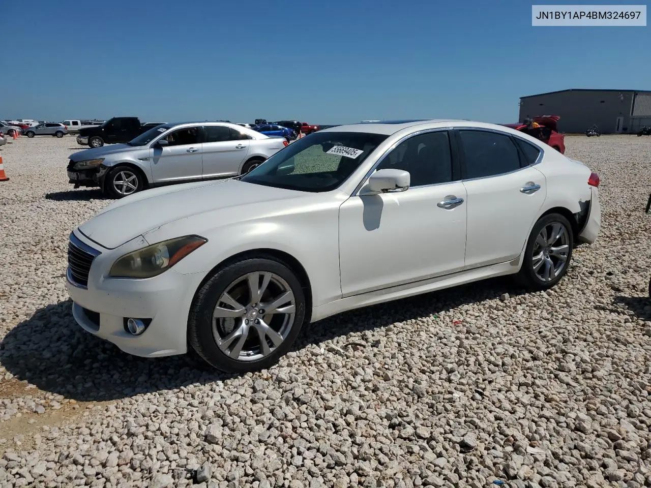 2011 Infiniti M37 VIN: JN1BY1AP4BM324697 Lot: 55669405