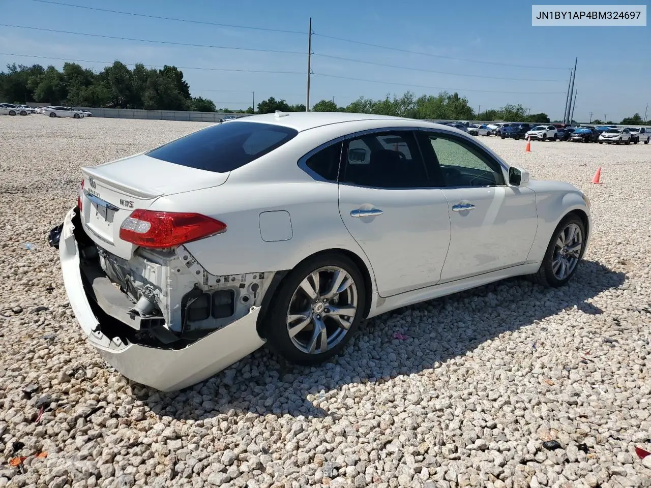 2011 Infiniti M37 VIN: JN1BY1AP4BM324697 Lot: 55669405