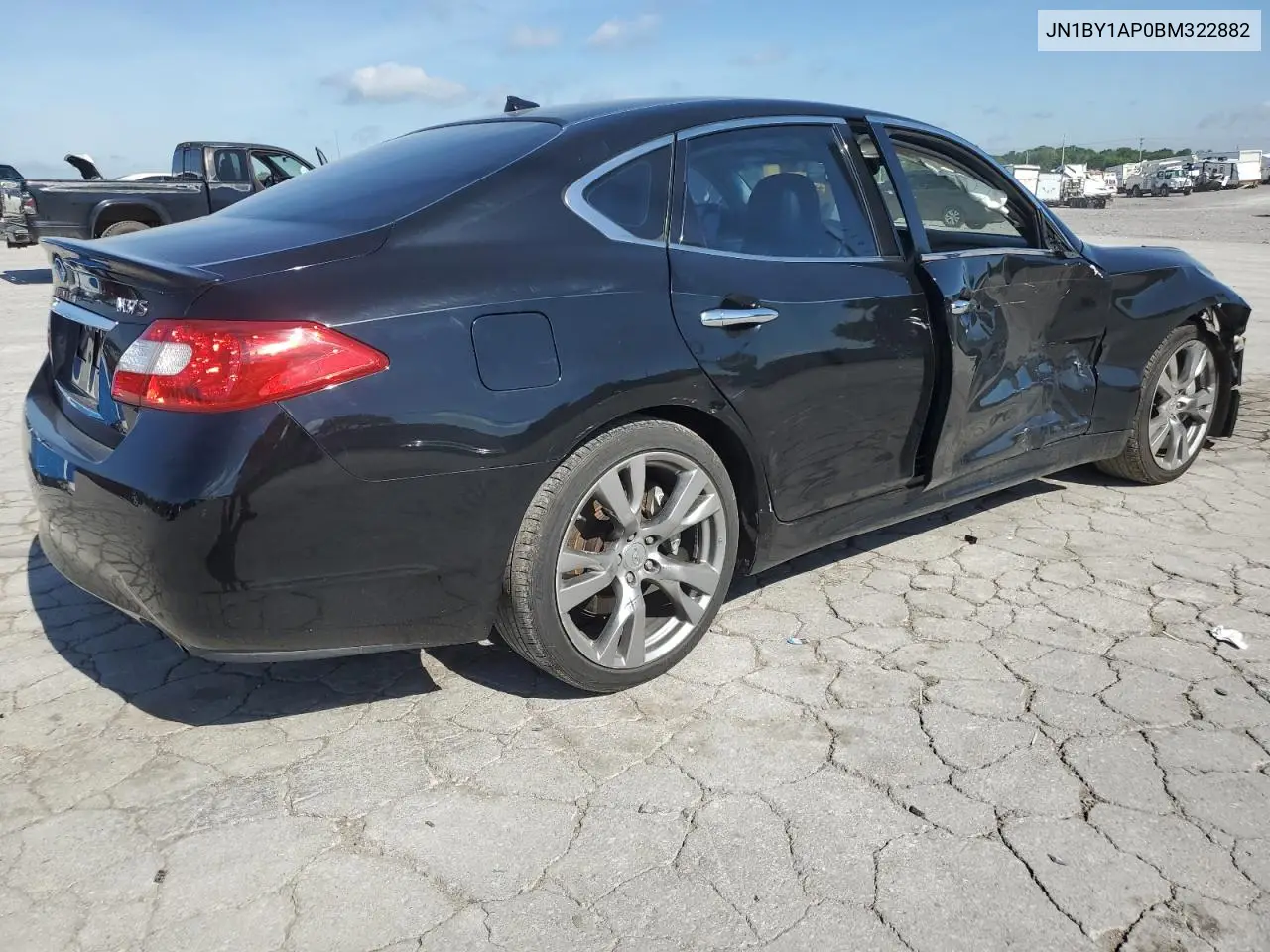 2011 Infiniti M37 VIN: JN1BY1AP0BM322882 Lot: 55948135
