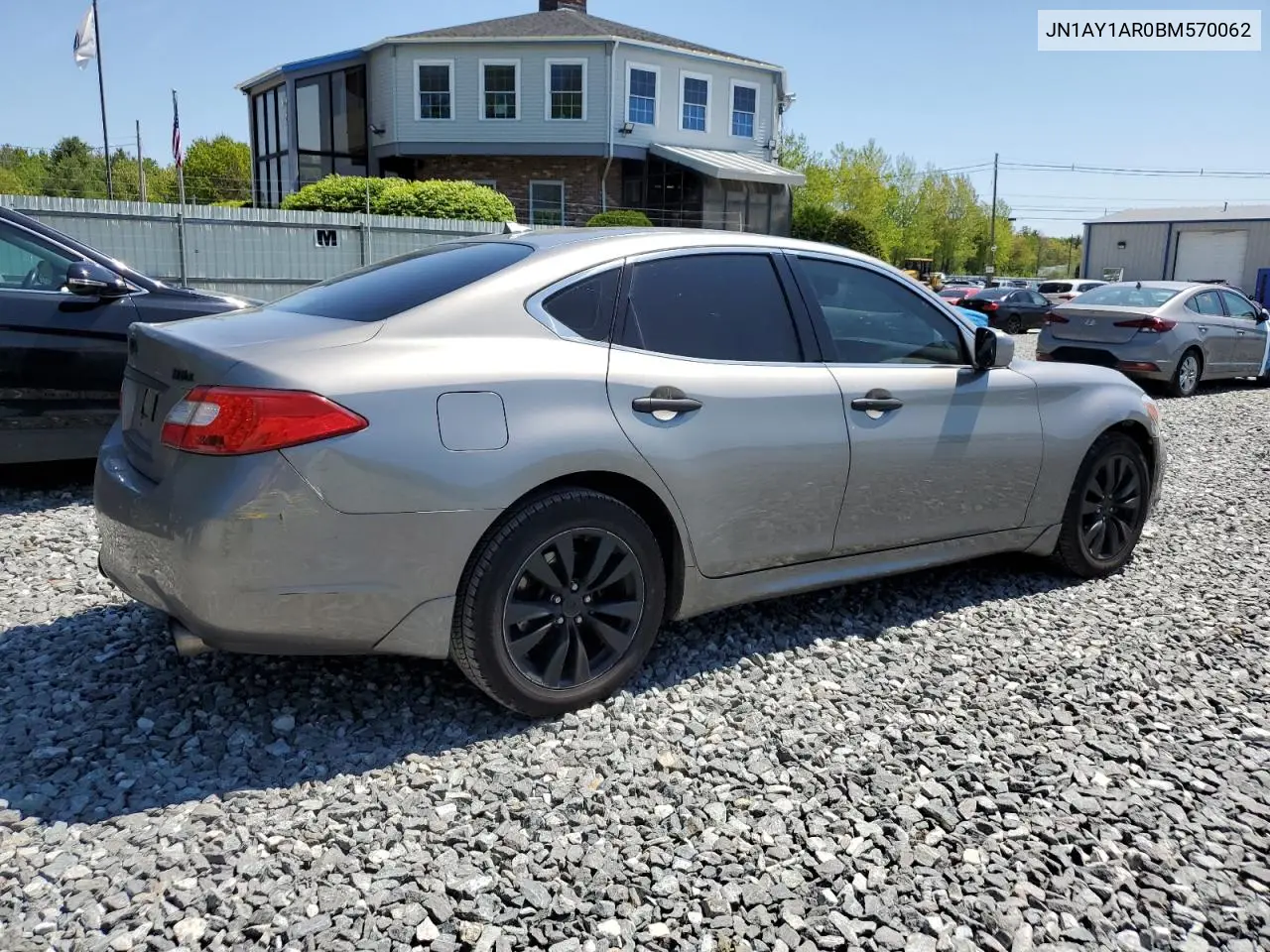2011 Infiniti M56 X VIN: JN1AY1AR0BM570062 Lot: 56310475