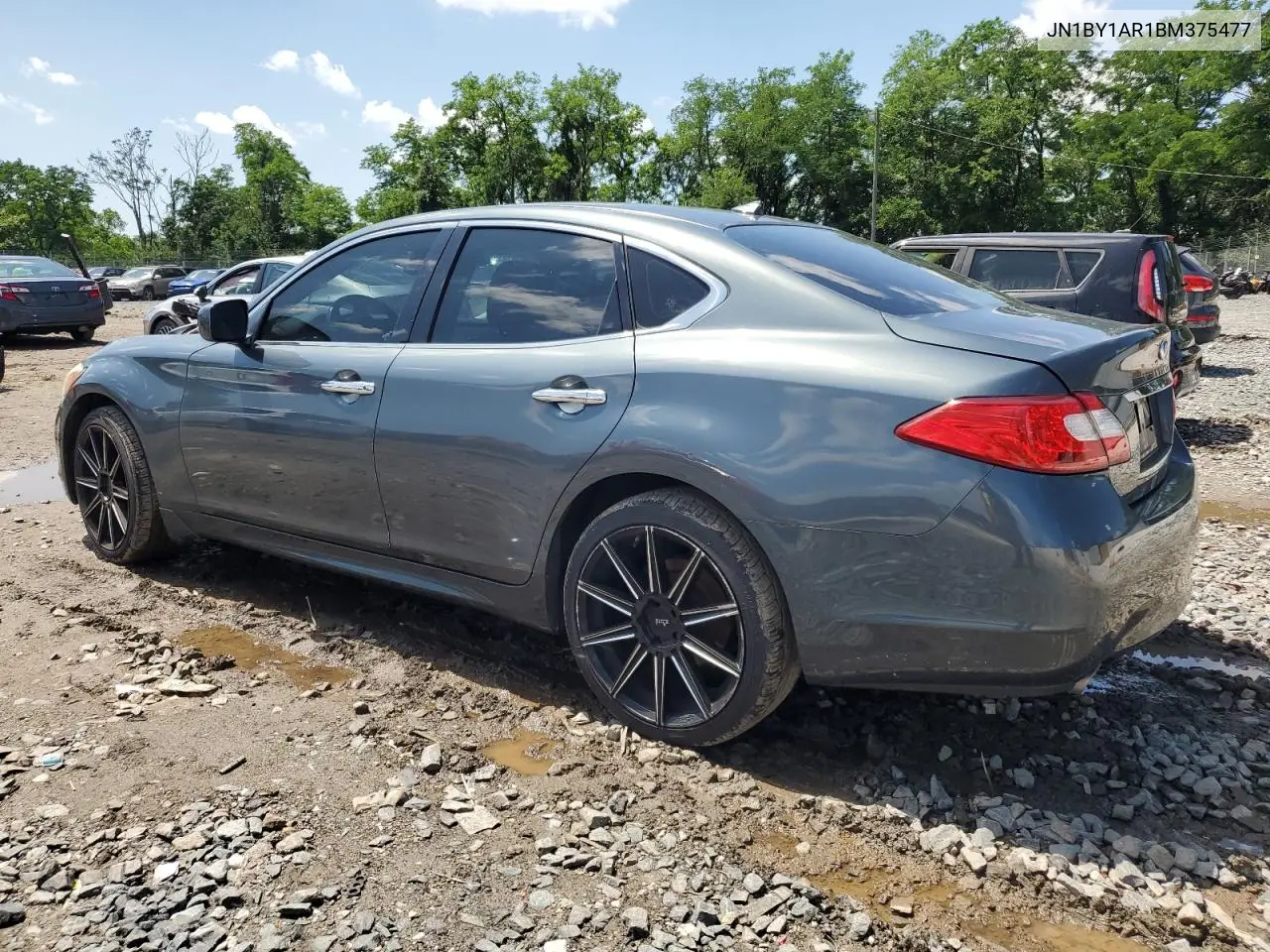 2011 Infiniti M37 X VIN: JN1BY1AR1BM375477 Lot: 61915455