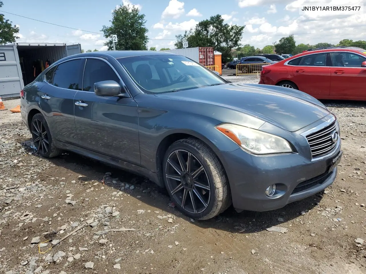 2011 Infiniti M37 X VIN: JN1BY1AR1BM375477 Lot: 61915455