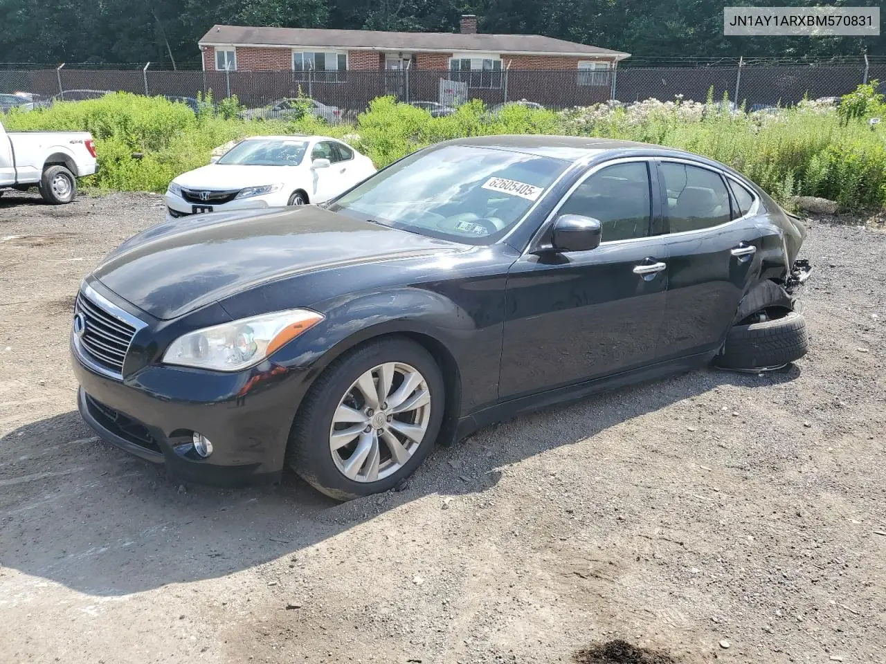 2011 Infiniti M56 X VIN: JN1AY1ARXBM570831 Lot: 62605405