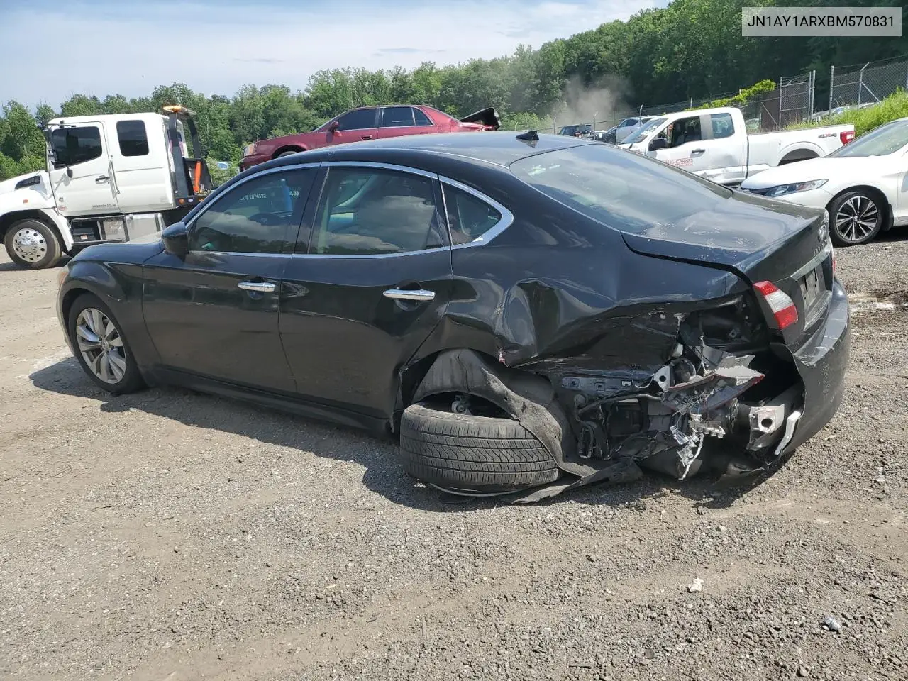 2011 Infiniti M56 X VIN: JN1AY1ARXBM570831 Lot: 62605405