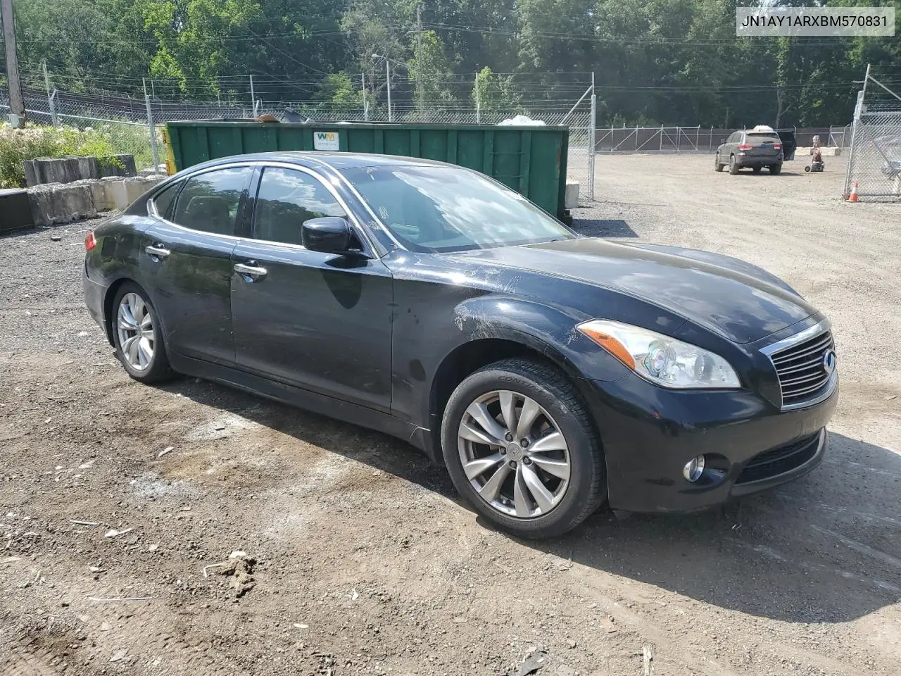 2011 Infiniti M56 X VIN: JN1AY1ARXBM570831 Lot: 62605405