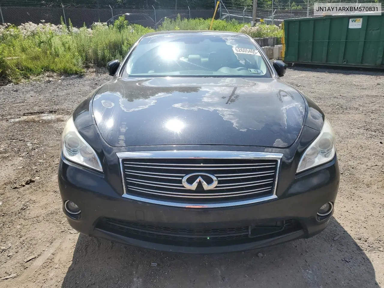 2011 Infiniti M56 X VIN: JN1AY1ARXBM570831 Lot: 62605405
