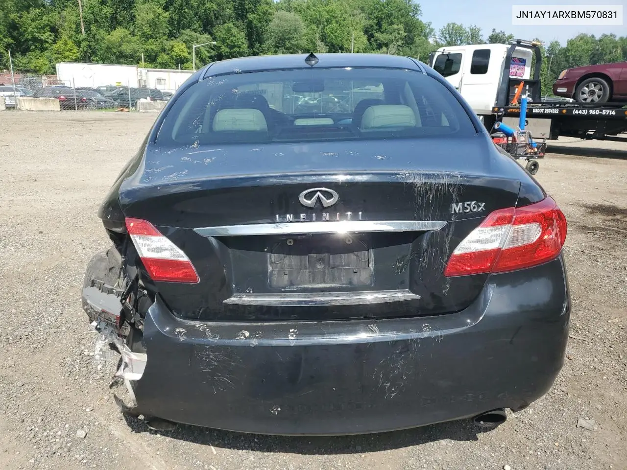 2011 Infiniti M56 X VIN: JN1AY1ARXBM570831 Lot: 62605405