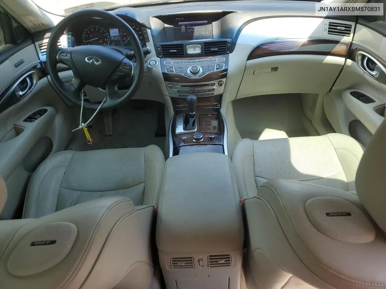 2011 Infiniti M56 X VIN: JN1AY1ARXBM570831 Lot: 62605405