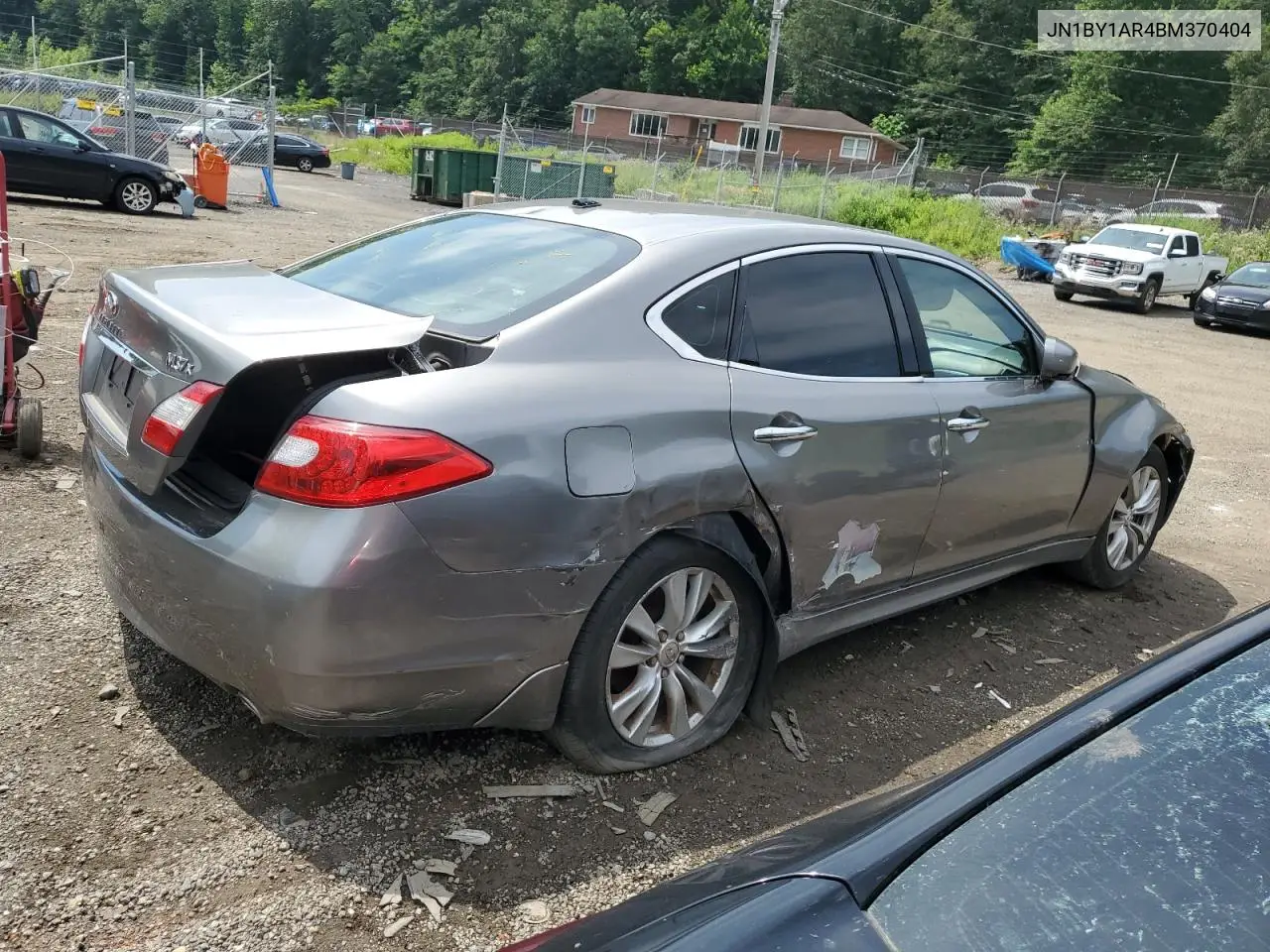2011 Infiniti M37 X VIN: JN1BY1AR4BM370404 Lot: 62664825