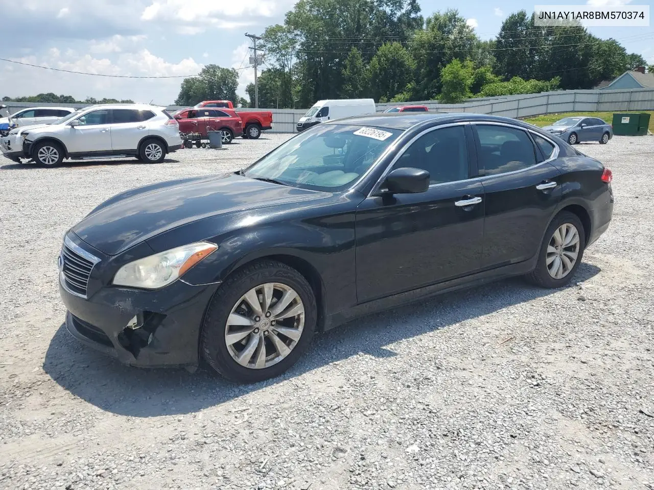 2011 Infiniti M56 X VIN: JN1AY1AR8BM570374 Lot: 63226195