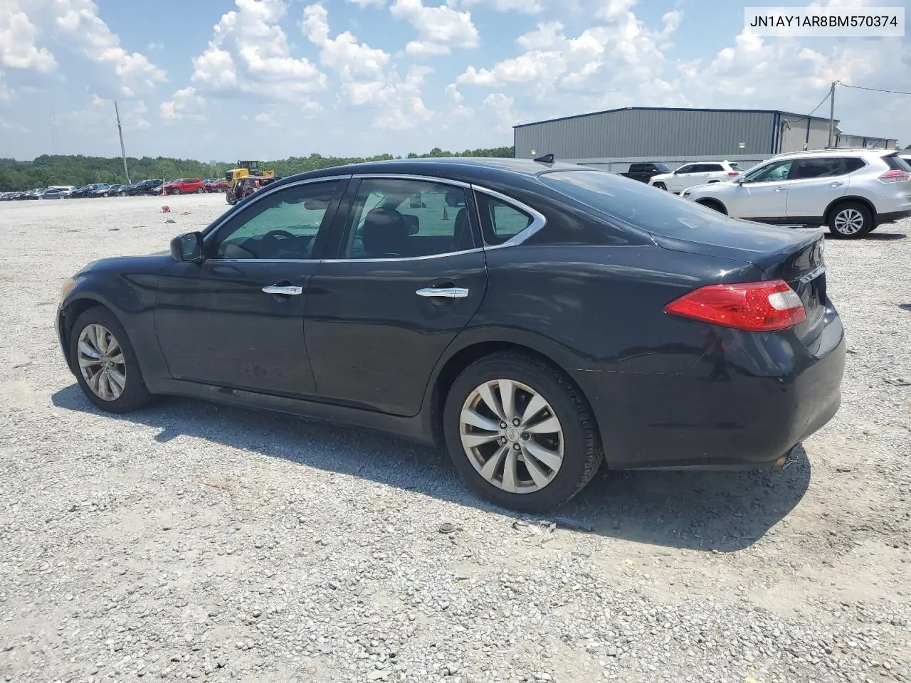 2011 Infiniti M56 X VIN: JN1AY1AR8BM570374 Lot: 63226195